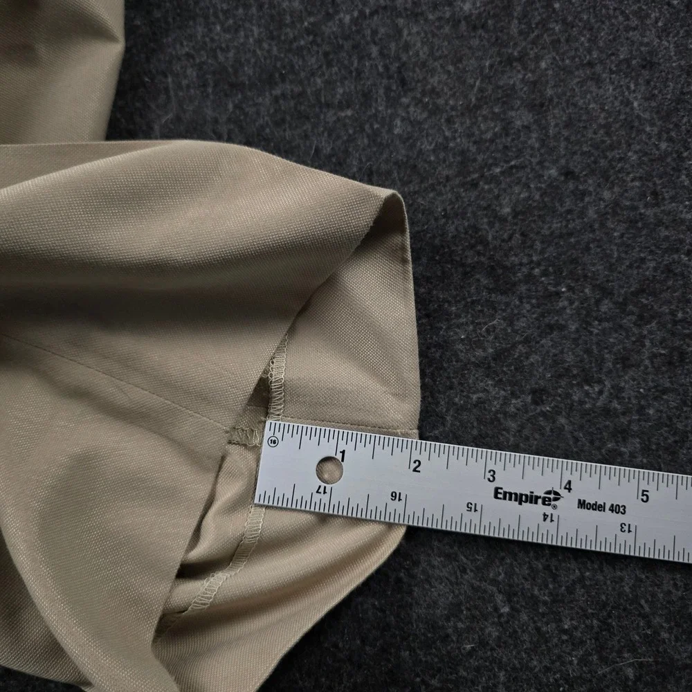 Polo Ralph Lauren Mens (Fits 32x28) Khaki Tan Pleated Pants Chino Trousers 32x30